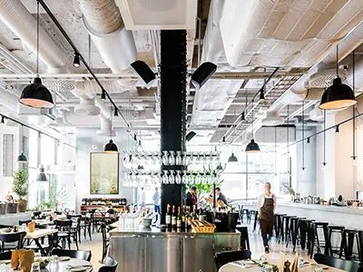 SG胜游助力斯德哥尔摩的法国工业风餐厅Usine