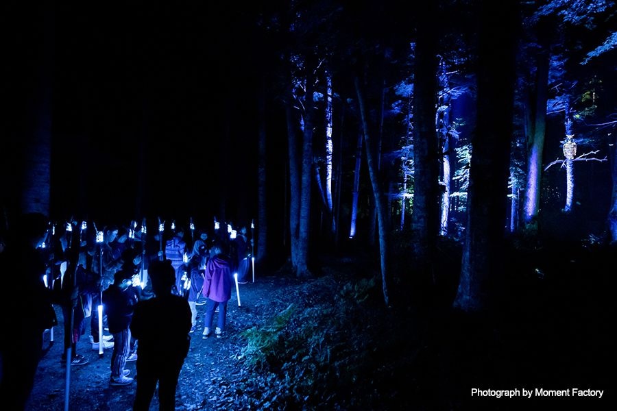案例｜SG胜游为壮观的Kamuy Lumina魔法夜行旅游项目提供配乐设备