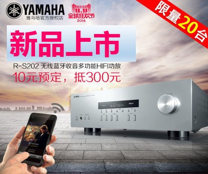 SG胜游收音高保真功放R-S202天猫店新品上市限量20台