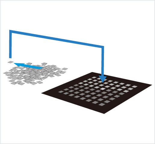 ［Image］Tray setter： 小尺寸单片用托盘排列机